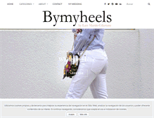 Tablet Screenshot of bymyheels.com